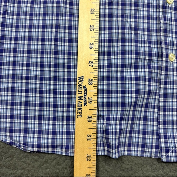 Polo Ralph Lauren Shirt Mens 3XB Blue Button Down Plaid Long Sleeve - Picture 5 of 7